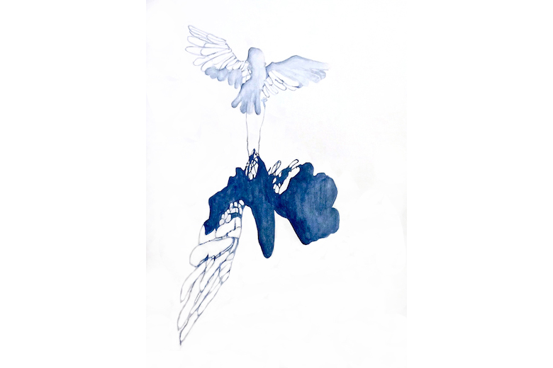 Watercolour on paper